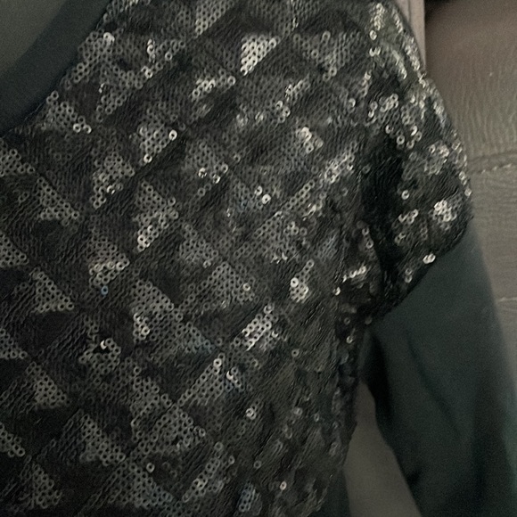 HOLLISTER California Black with Sequin Sweater Size M - Picture 3 of 8